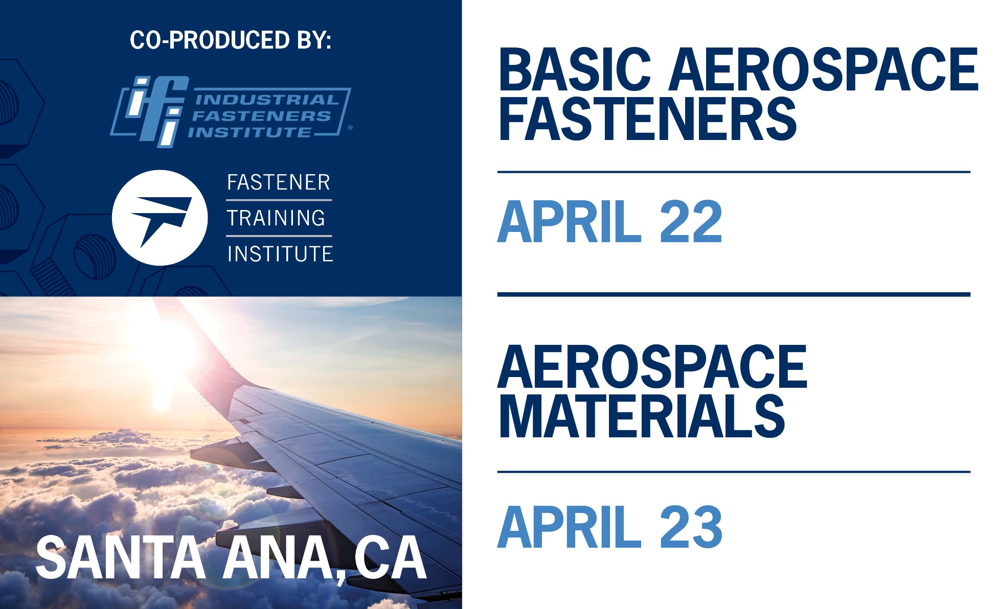 Two Day In-Person Training - Basic Aerospace Fasteners & Aerospace Materials - Image 3